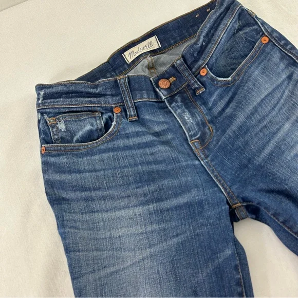 Madewell Skinny Skinny Jeans Medium Wash‎ Women’s 26 EUC - Picture 11 of 12